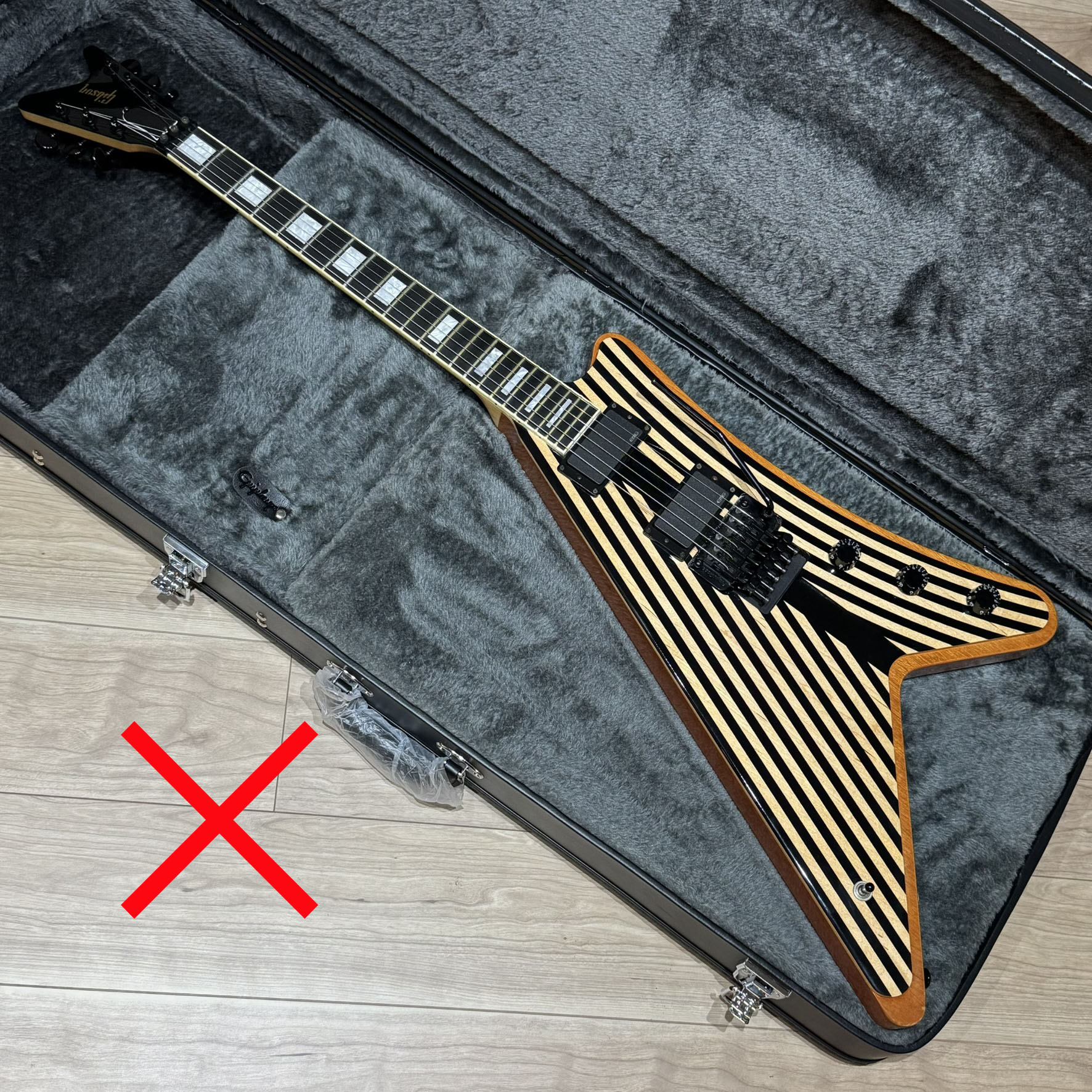 Hard Case For Moderne Epiphone ギター/ベース用ケース ギター用