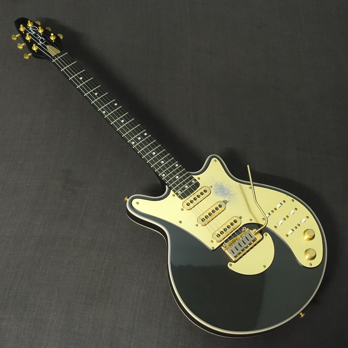 Brian May Special レフティ エレキギター 弦楽器 ケース付き Black Special Brian May Gutiars エレクトリックギター その他の