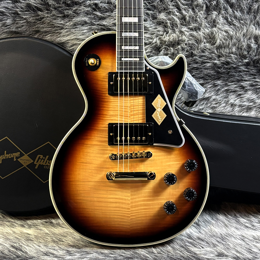 lespoulページ Inspired by Gibson Custom Les Paul Custom Sedona Burst Epiphone