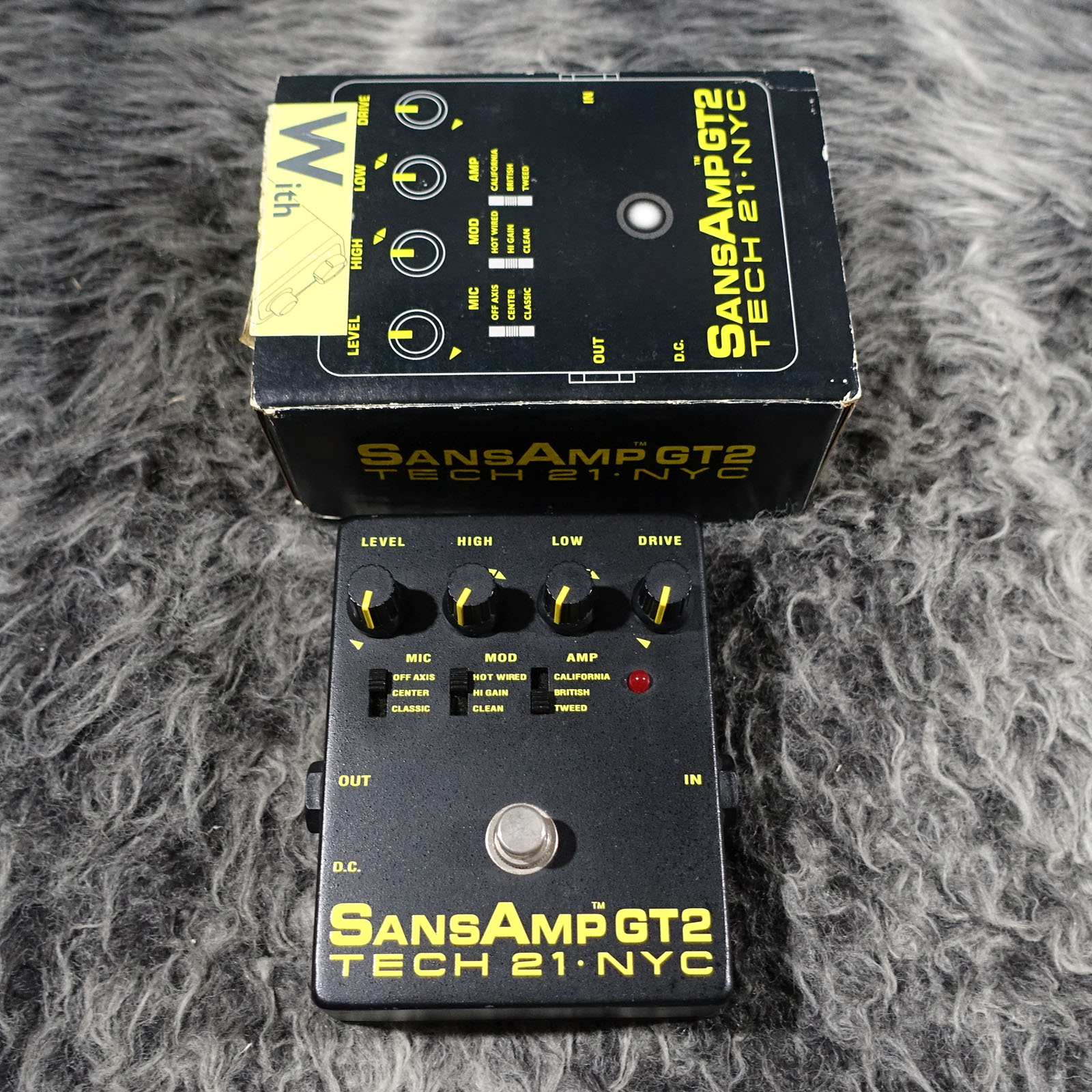 SansAmp GT2 TECH 21 ギターエフェクター　箱付き SansAmp GT2 Tech 21 ギター用エフェクター アンプシミュレーター 商品
