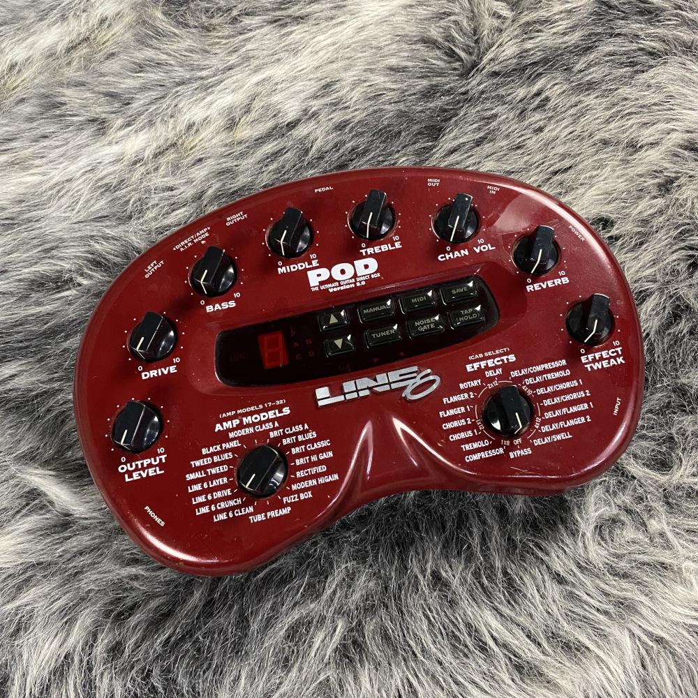 POD Version 2.0 Line6 ギター用エフェクター マルチエフェクター 商品