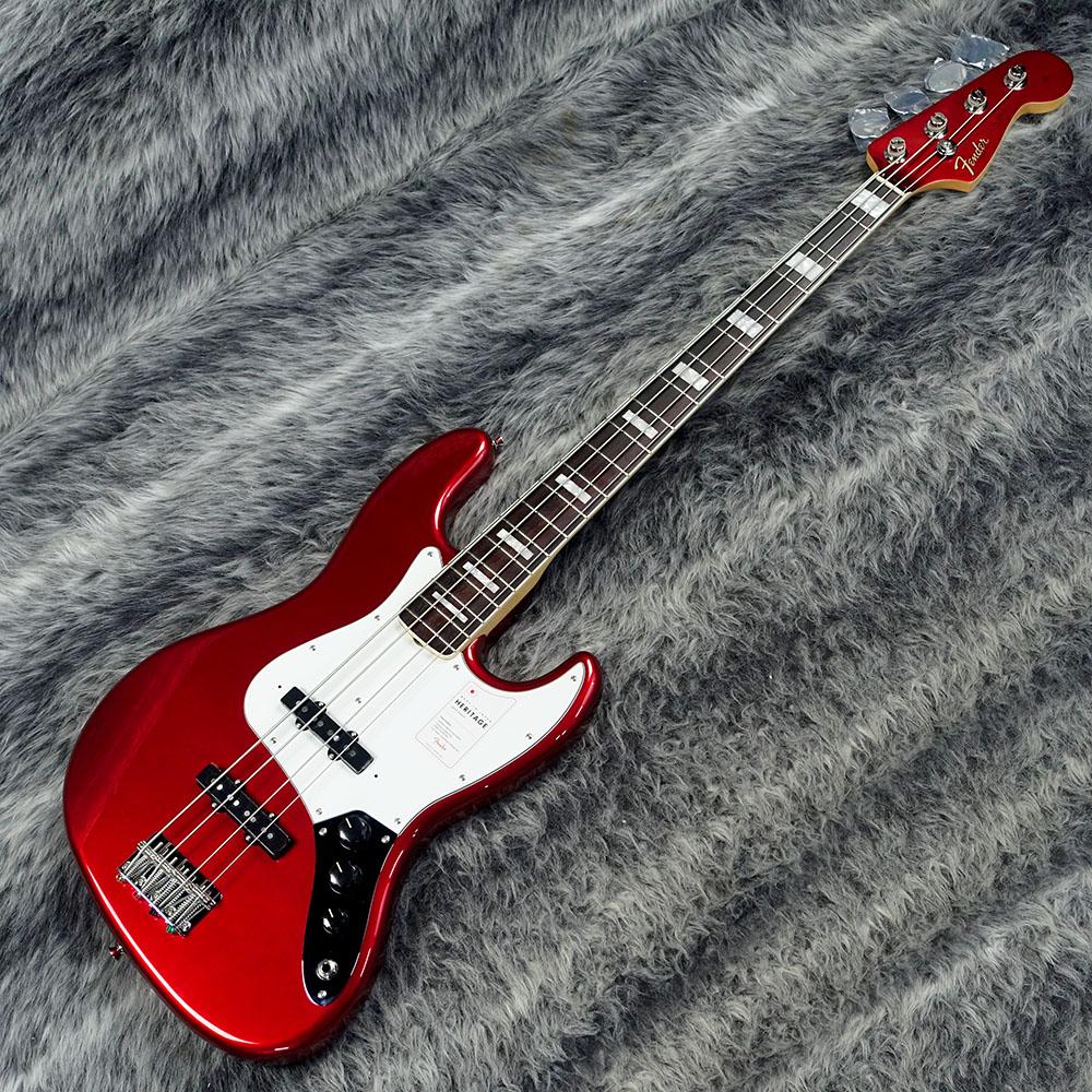 2023 Collection Heritage Late 60s Jazz Bass Candy Apple Red Fender