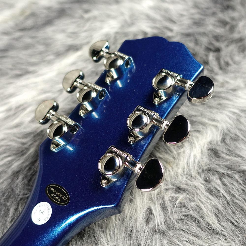エレキギター 青 3ピックアップ Uptown Kat ES Sapphire Blue Metallic Epiphone エレクトリックギター