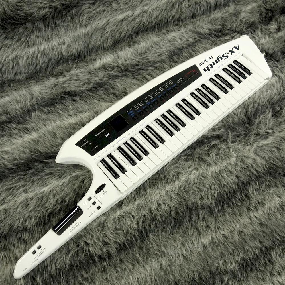 Roland AX-Synth シンセサイザー midi キーボード WH 音源を内蔵し、ステージで縦横無尽に活躍するショルダー・シンセサイ