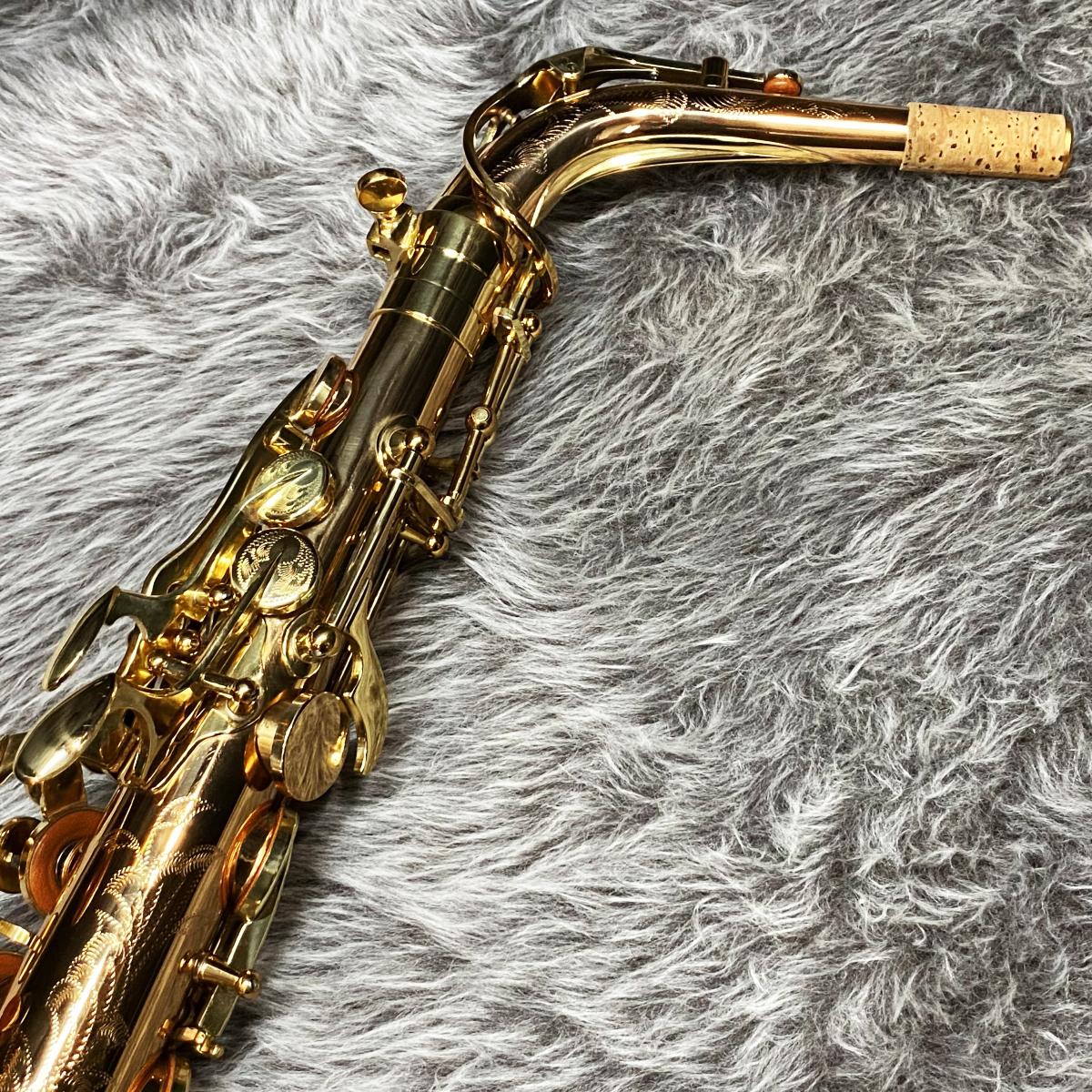 A-902V wo/HighF#key 彫刻有【中古整備済】 Cadeson サックス
