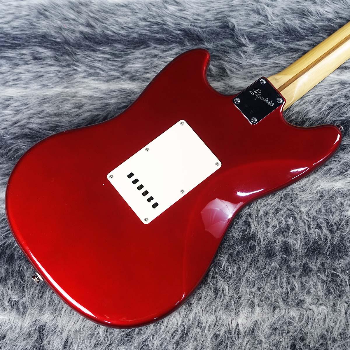 Cyclone Candy Apple Red Squier エレクトリックギター ムスタング