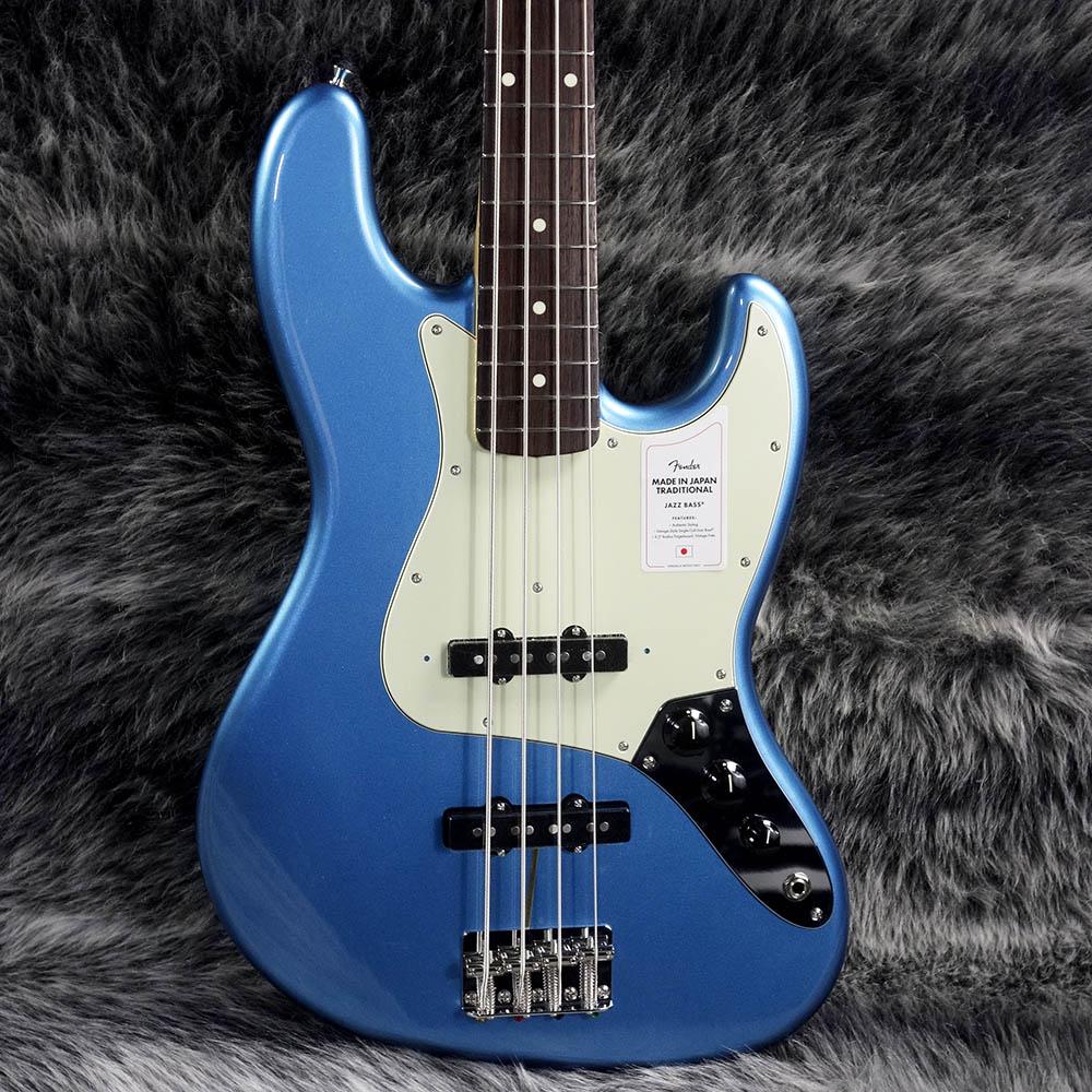 Made in Japan Traditional 60s Jazz Bass Lake Placid Blue Fender
