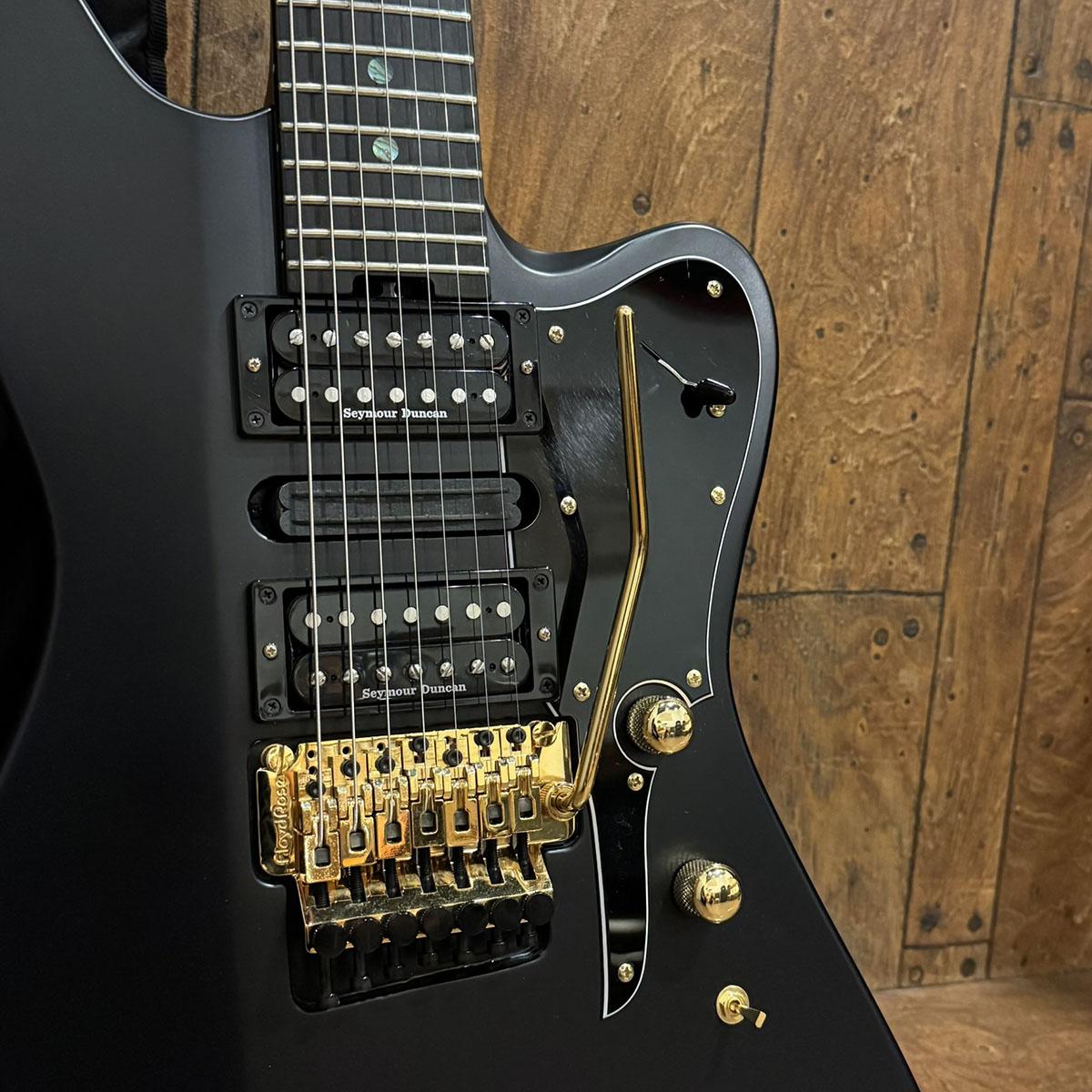 KG-Spellbind Seven Stealth black Killer エレクトリックギター 変形