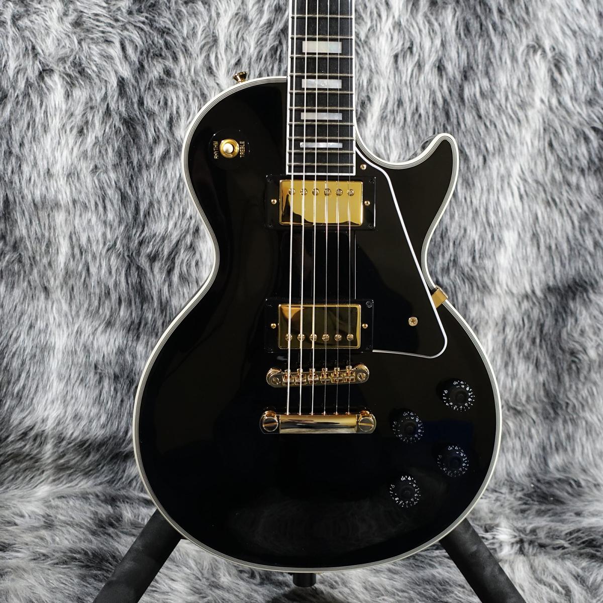 エピフォン GIBSONロゴ エレキギター レスポールタイプ　ジャンク Inspired By Gibson Custom Les Paul Custom Ebony Epiphone
