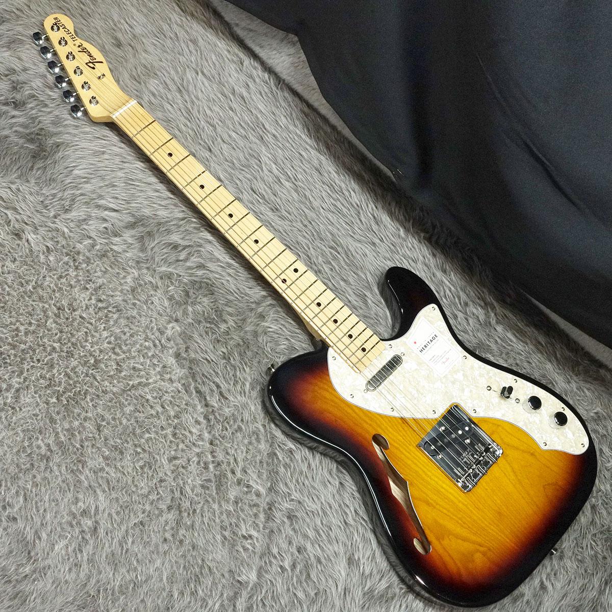 Made in Japan Heritage 60 Telecaster Thinline 3-Color Sunburst