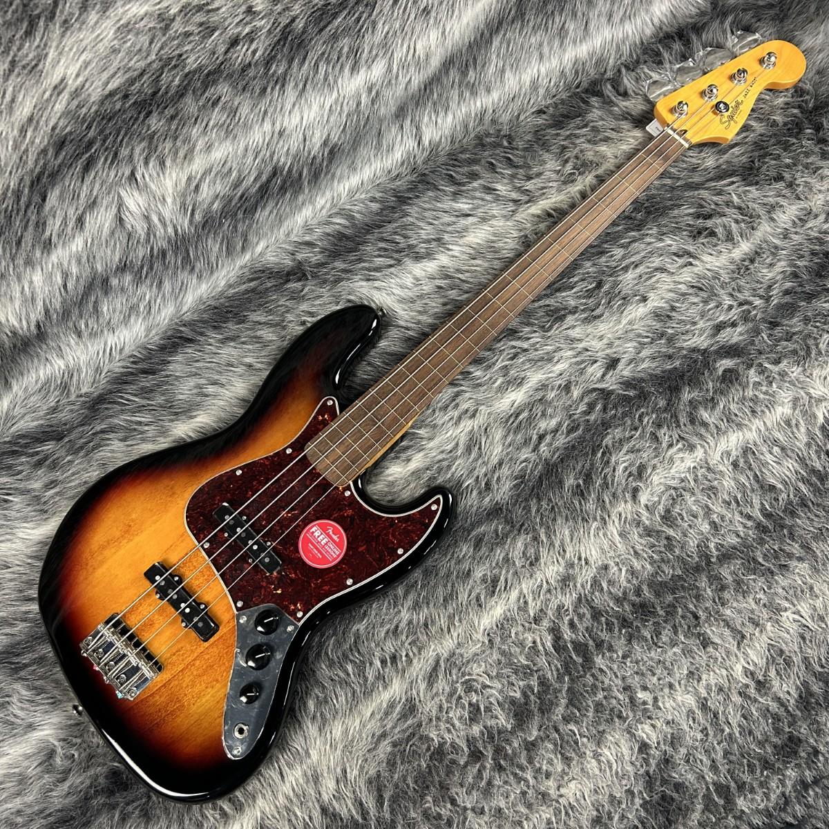 Classic Vibe '60s Jazz Bass Fretless Laurel Fingerboard 3-Color