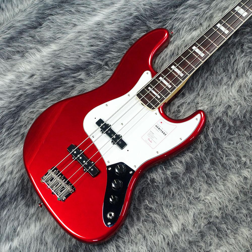 2023 Collection Heritage Late 60s Jazz Bass Candy Apple Red Fender