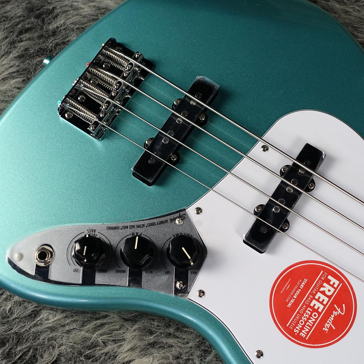 Affinity Series Active Jazz Bass Mystic Sea Foam Green Squier