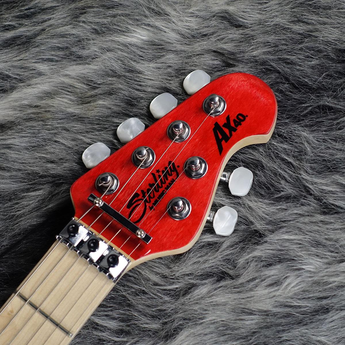 新品＆オマケ付【Sterling by MUSICMAN】AX40 (赤) AX40 Trans Red Sterling by MUSIC MAN エレクトリックギター その他の