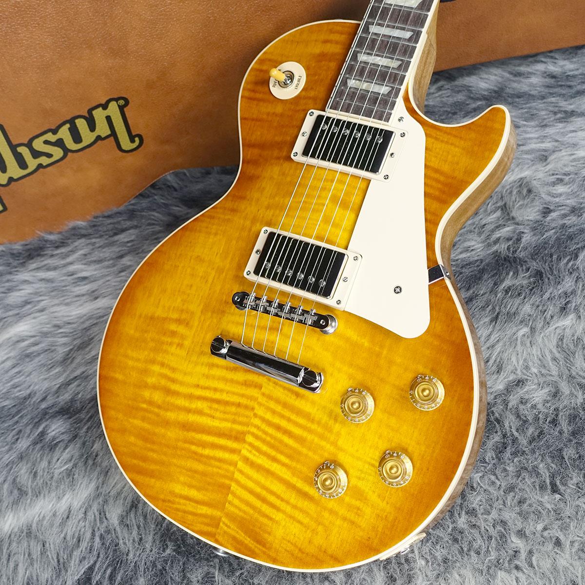 レスポール Les Paul Standard 50s Figured Top Honey Amber Gibson