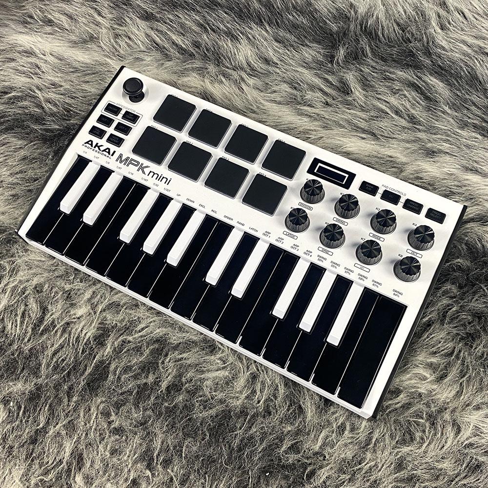 MPK mini MK3 White AKAI MIDI関連機器 MIDIキーボード 商品詳細
