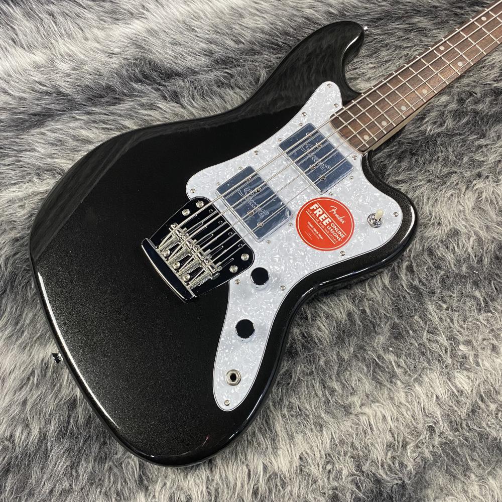 Paranormal Rascal Bass HH Metallic Black Squier エレクトリック