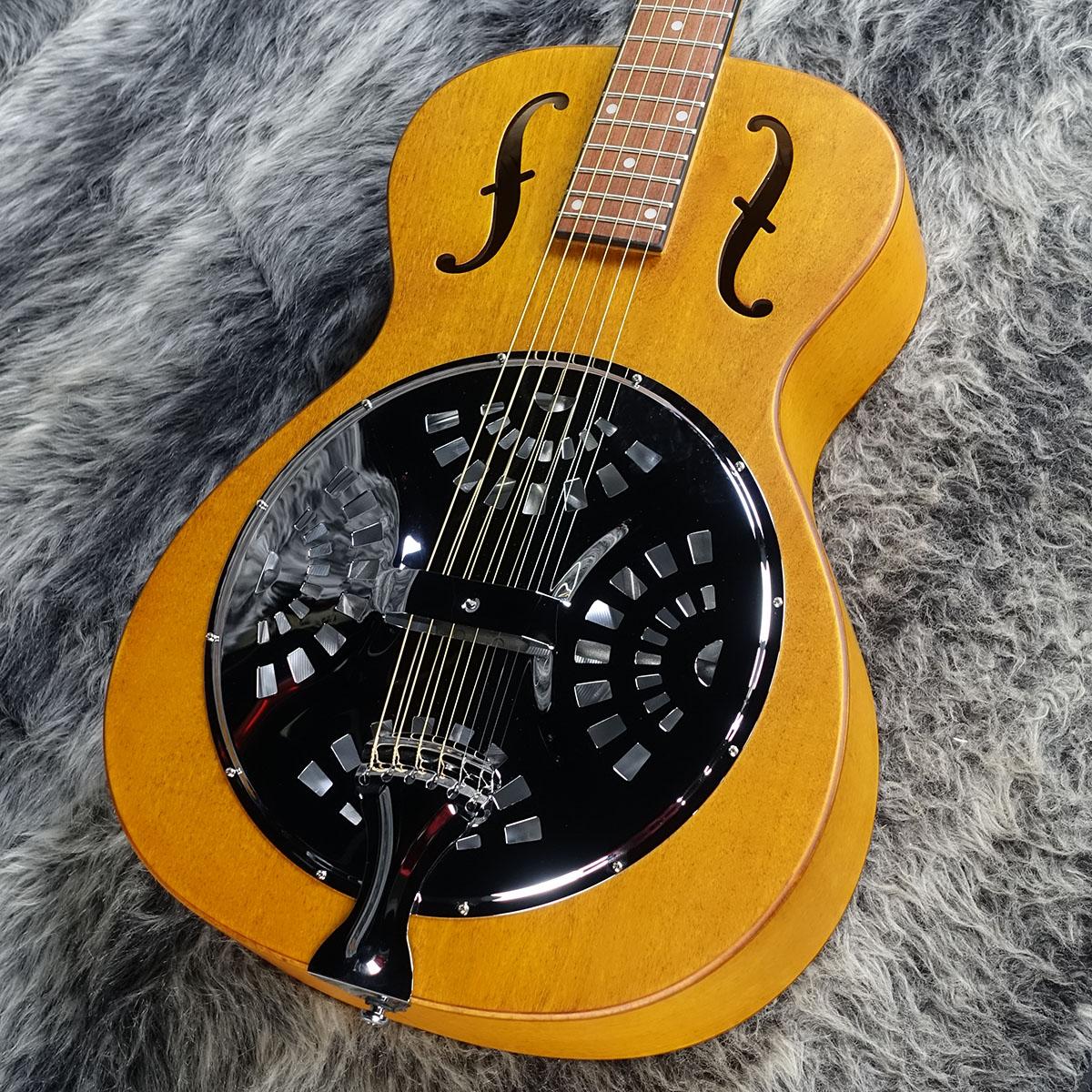 Hound Dog Round Neck Vintage Brown Dobro アコースティックギター