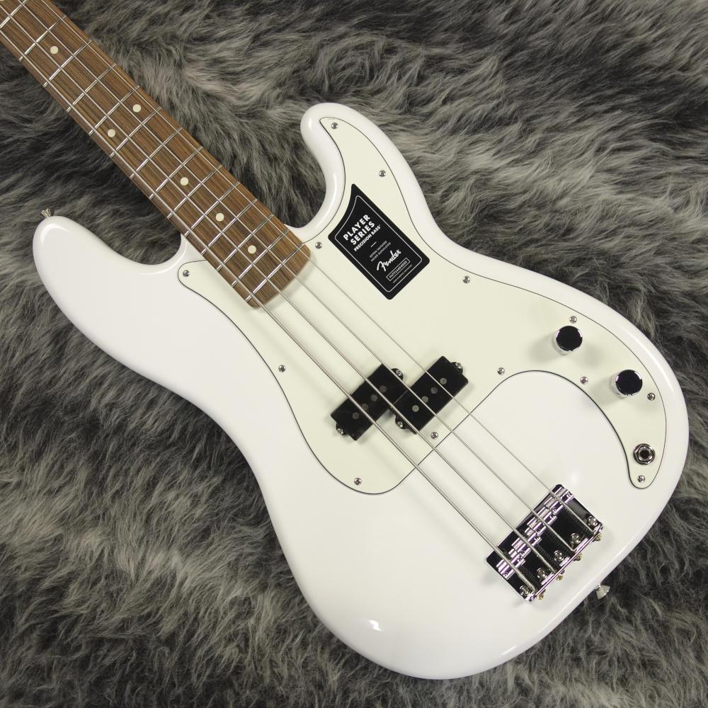 Player Precision Bass PF Polar White Fender Mexico エレクトリック