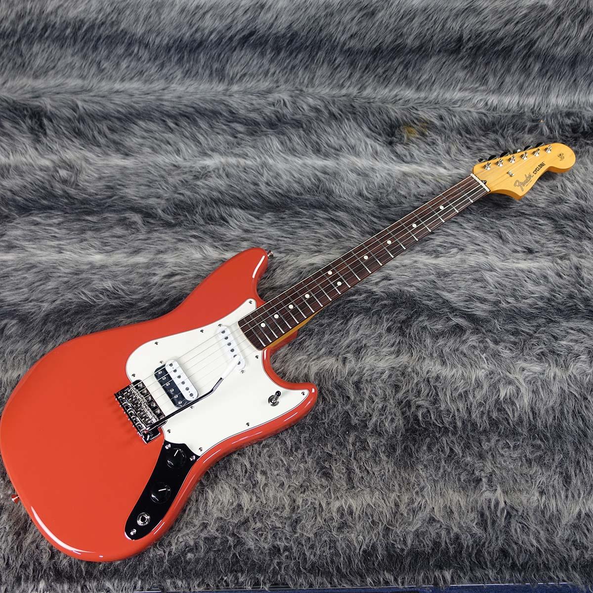 Made in Japan Limited Cyclone RW Fiesta Red Fender エレクトリック