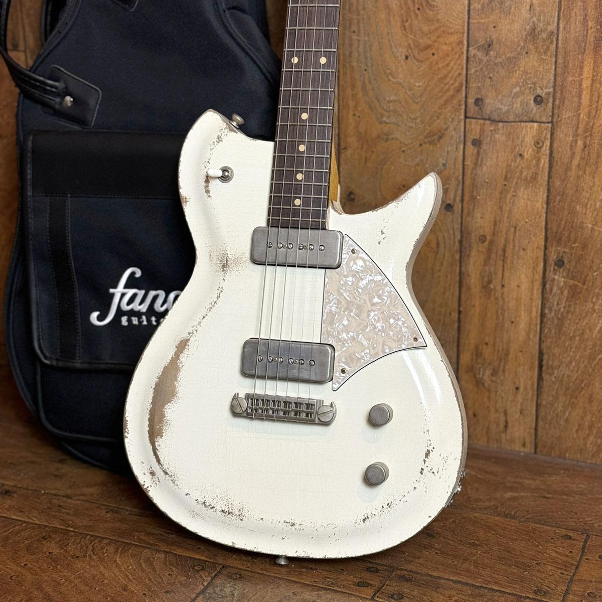 Oltre RB6 Olympic White Heavy Distress FANO エレクトリックギター
