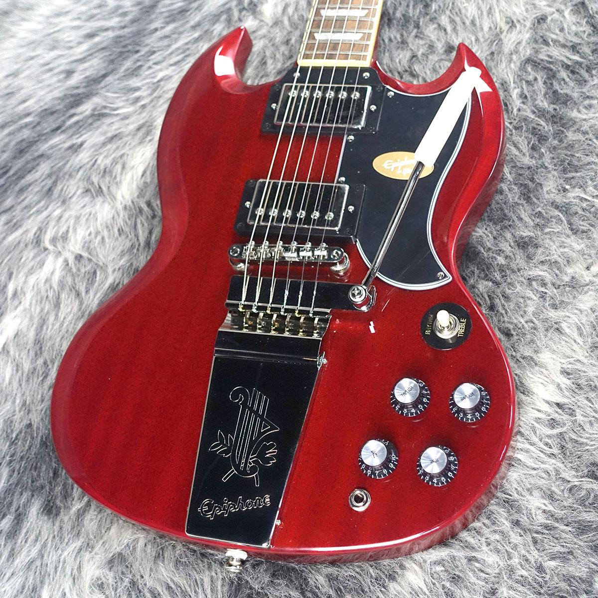 SG Standard 60s Maestro Vibrola Vintage Cherry Epiphone