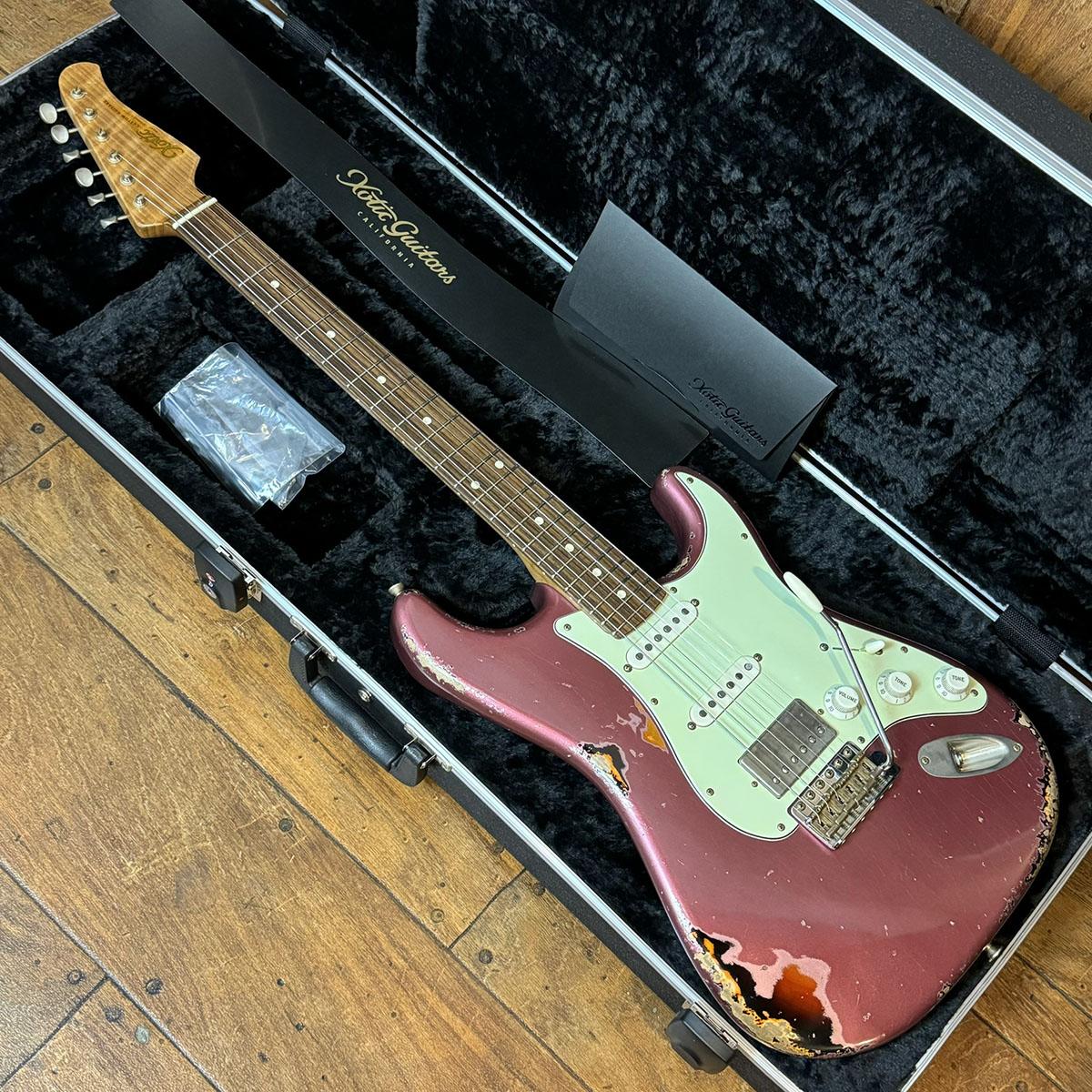 XSC-2 Roasted Flame Maple Neck Heavy Aged / Burgundy Mist over