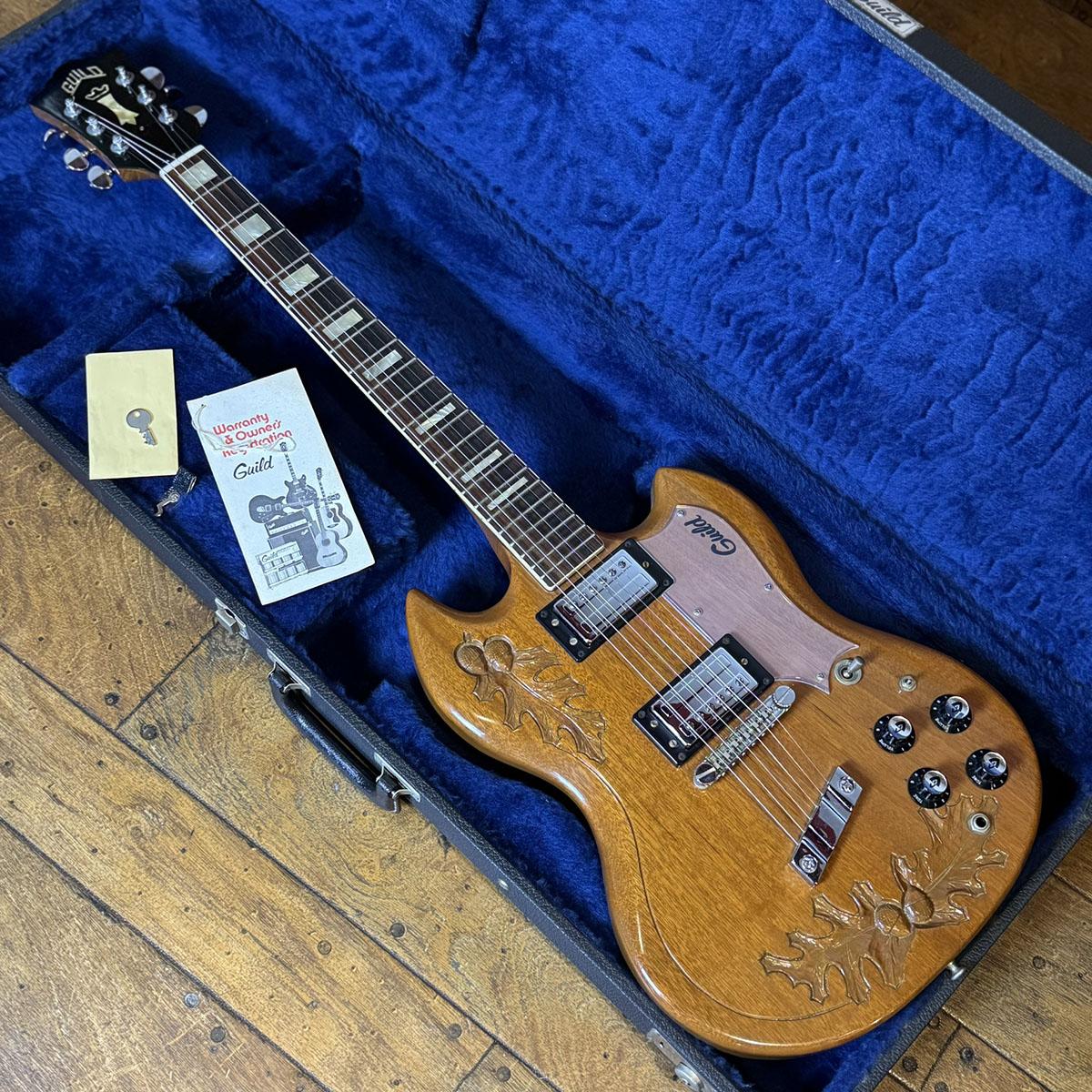 S-100 Carved ”Acorn” 1974 Guild エレクトリックギター SGタイプ 商品