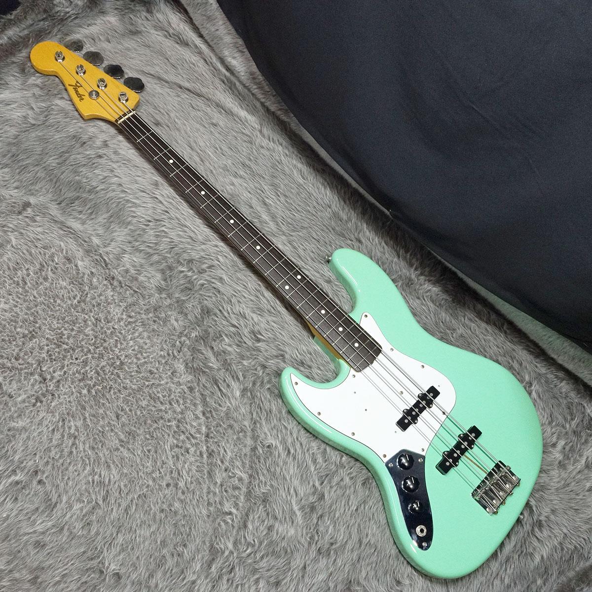 Made In Japan Traditional 60s Jazz Bass Left-Handed RW Surf Green