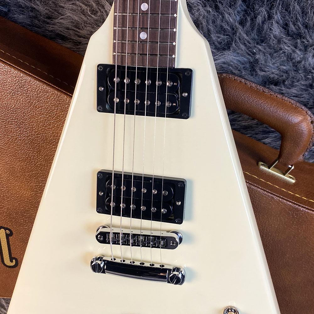 80s Flying V Classic White Gibson エレクトリックギター Vタイプ