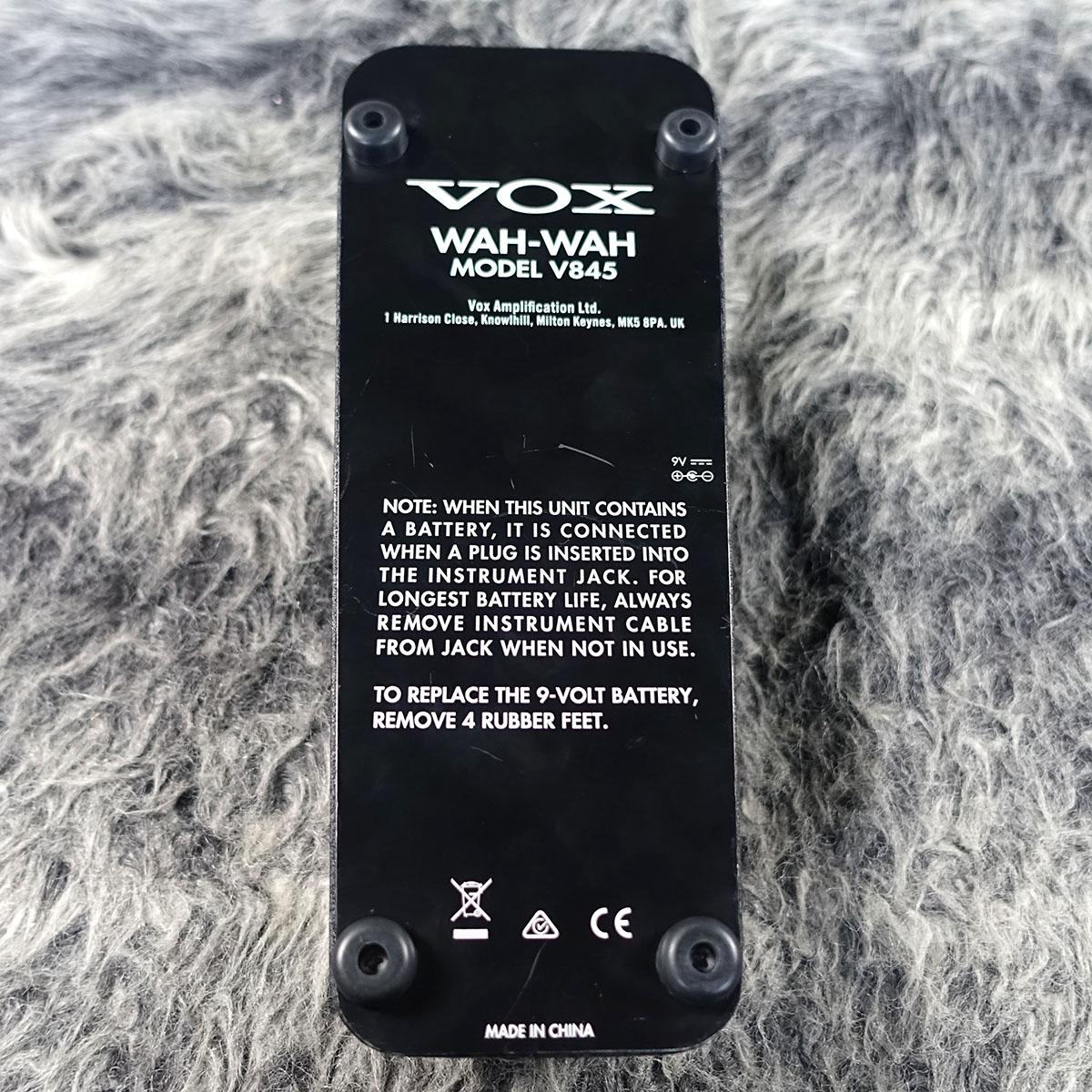 V845 / Wah VOX ギター用エフェクター その他 商品詳細 | ロッキン