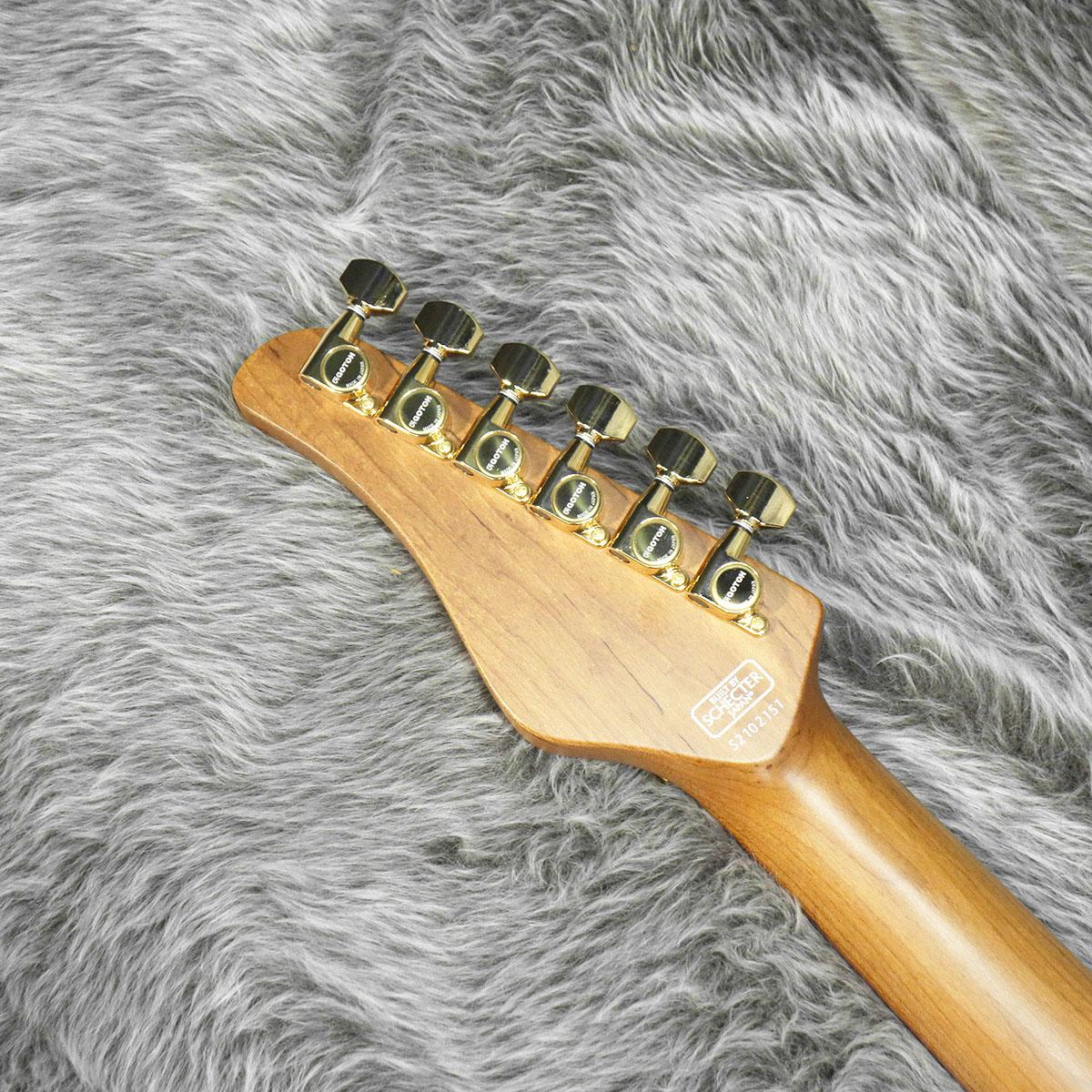 NV-3-22-AL Flame Maple Top Tyger Eye Burst SCHECTER エレクトリック