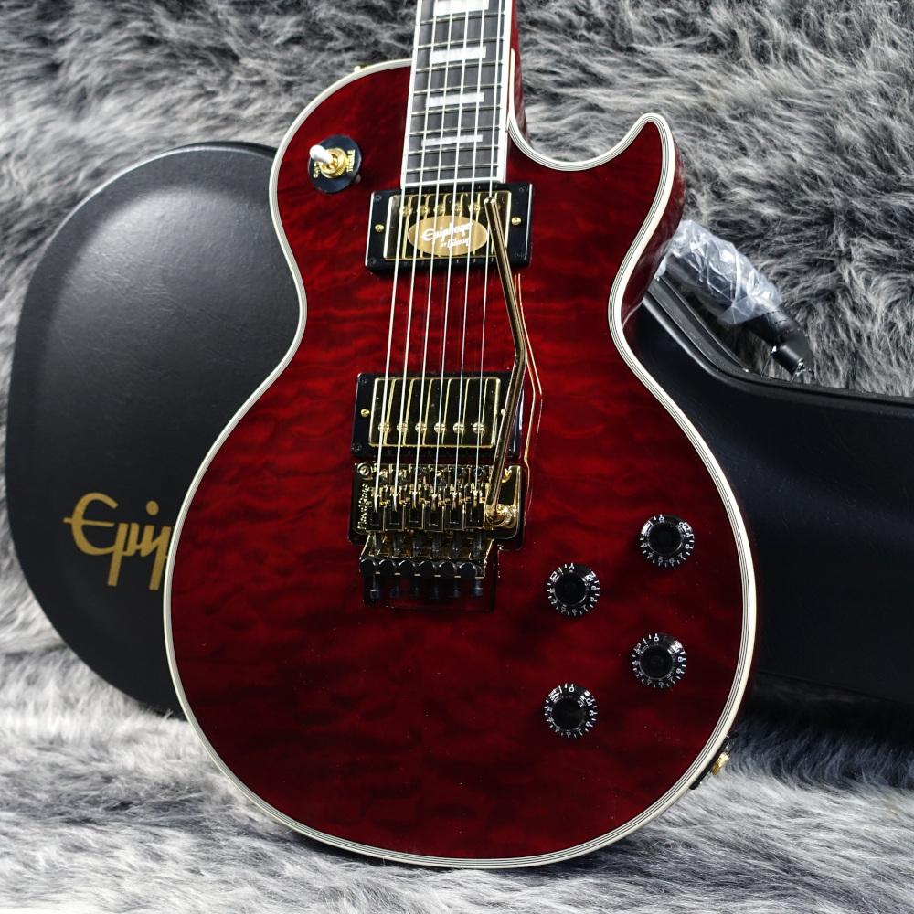 Alex Lifeson Les Paul Custom Axcess Quilt Ruby Epiphone