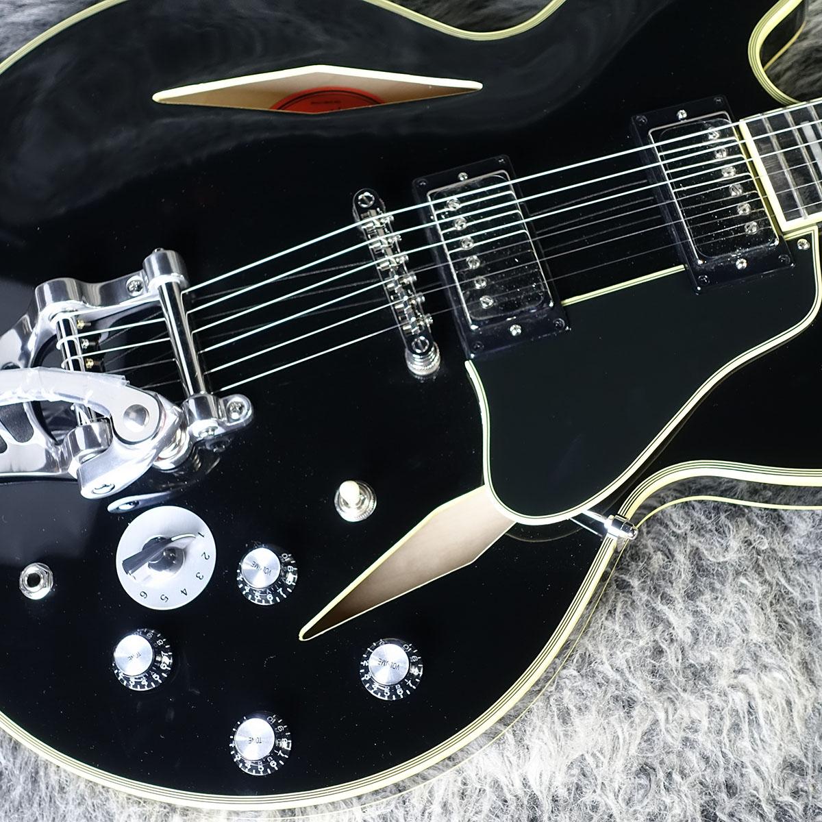 Shinichi Ubukata ES-355 Custom Bigsby ver.02 Ebony Epiphone