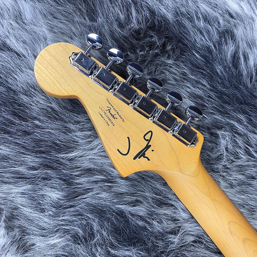 J Mascis Jazzmaster Gold Anodized Pickguard Vintage White Squier