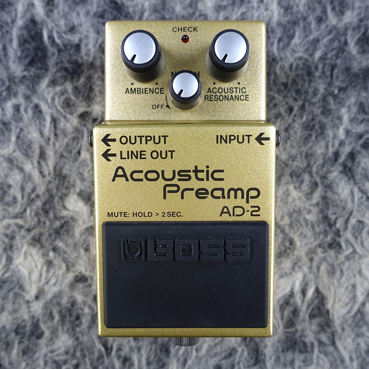 AD-2 Acoustic Preamp BOSS アコースティック・ギター用エフェクター