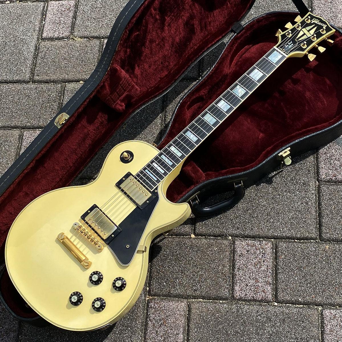 1968 Les Paul Custom Antique White 1997 Gibson Custom Shop