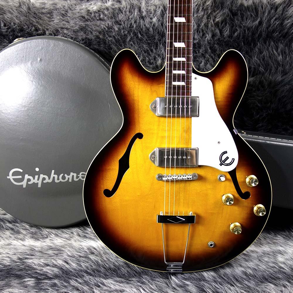 エピフォンカジノ ELITIST サンバースト Elitist 1965 Casino Vintage Sunburst Epiphone エレクトリックギター