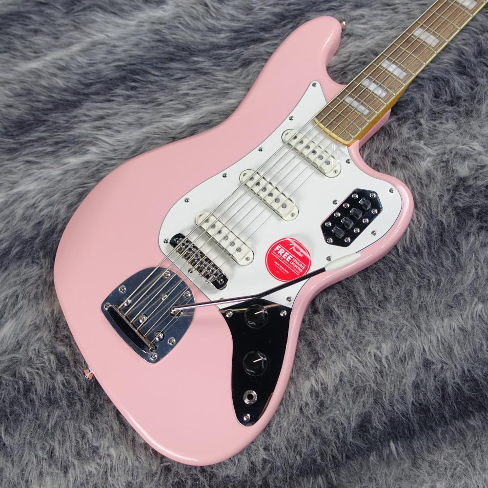 FSR Classic Vibe Bass VI Matching Headstock Shell Pink Squier