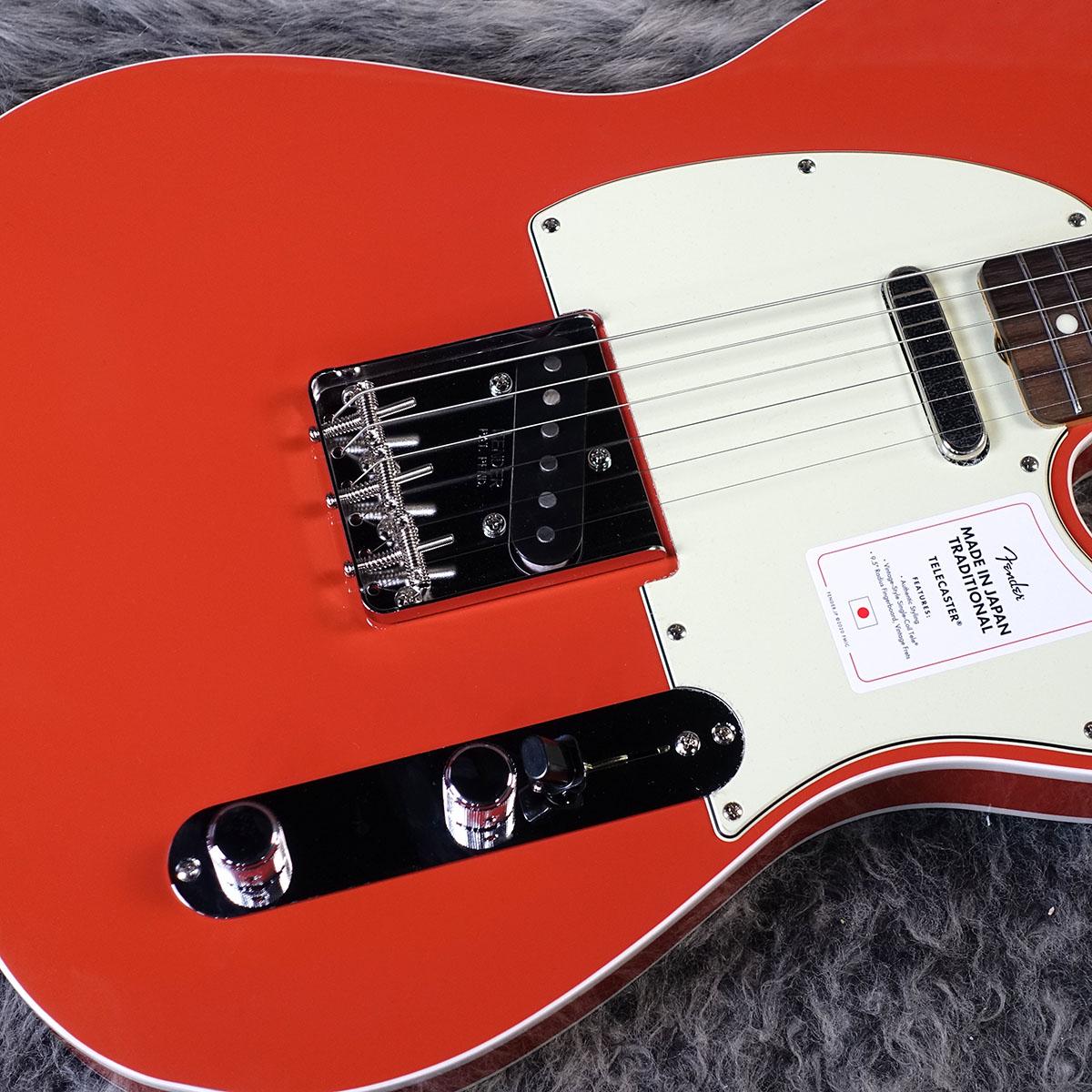 Made in Japan Traditional 60s Telecaster Custom Fiesta Red Fender