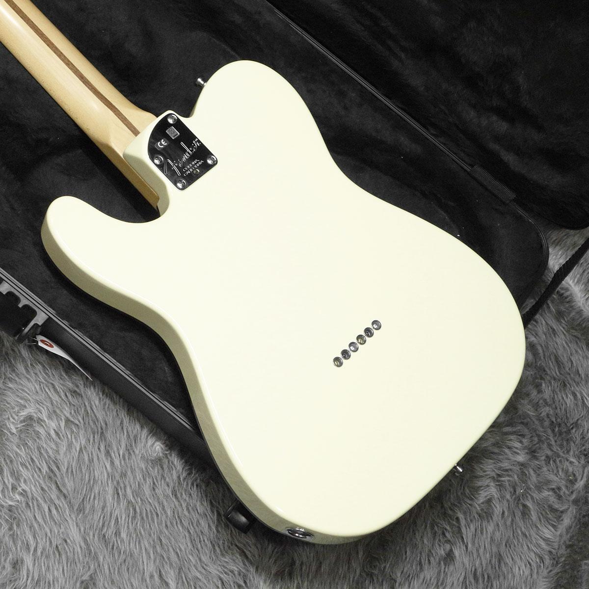 American Deluxe Telecaster Thinline MN Olympic White Fender