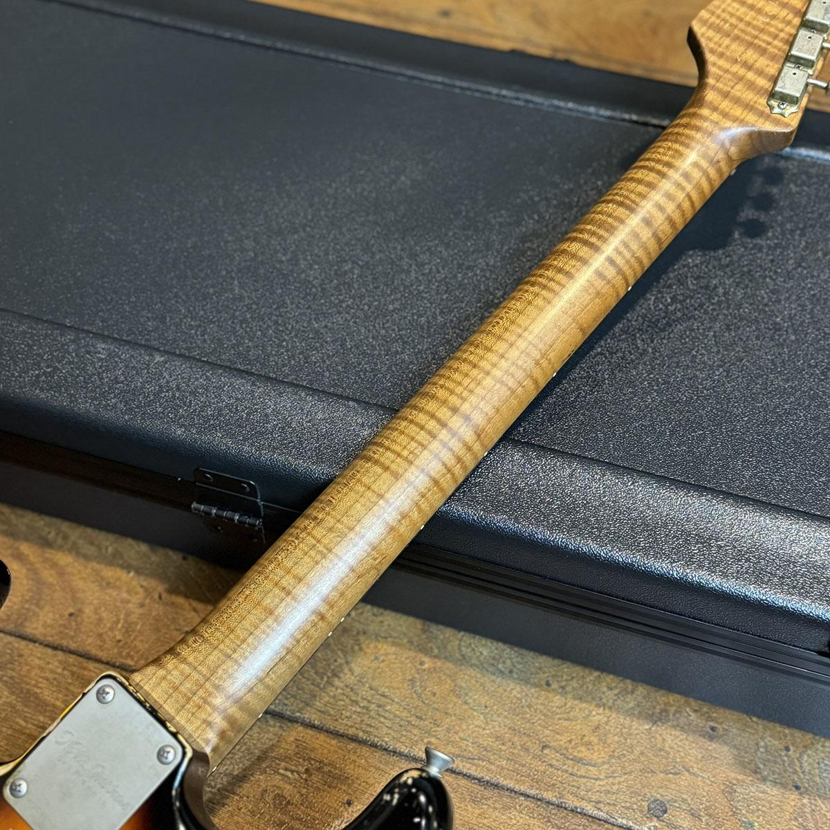 XSC-2 Ash Heavy Aged 5A Grade Roasted Flame Maple Neck 3-Tone