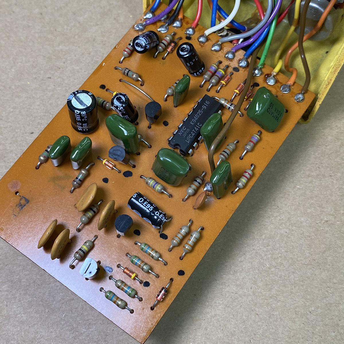 BOSS Over Drive OD-1 NEC クアッドオペアンプ BOSS OD1 【NEC μPC4741Cオペアンプ】【ヴィンテージ】1979年製 ボス