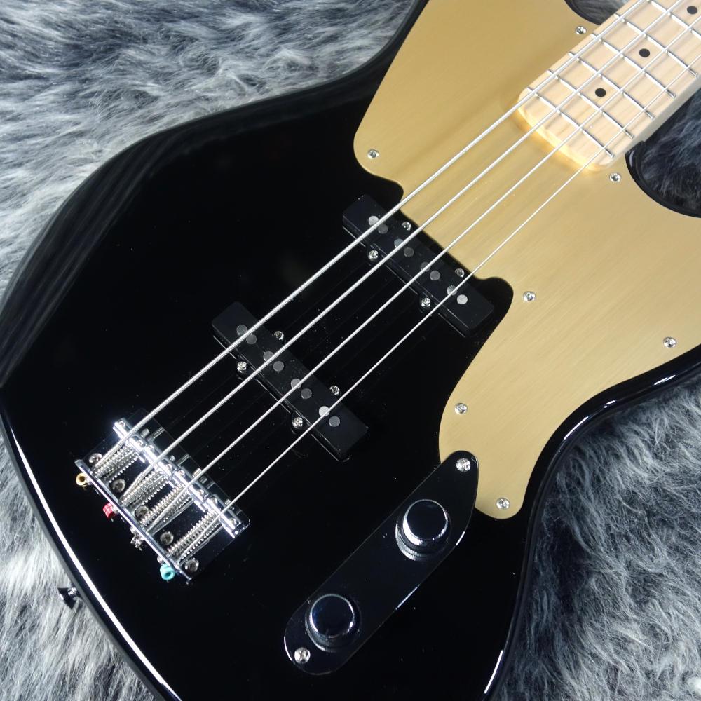 Paranormal Jazz Bass '54 Gold Anodized Pickguard Black Squier