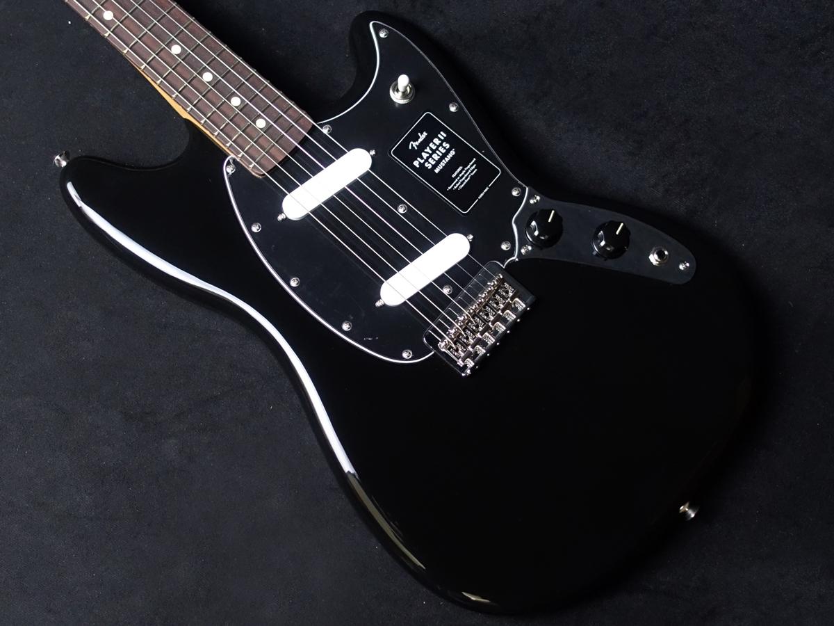 Player II Mustang Black Fender エレクトリックギター ムスタング