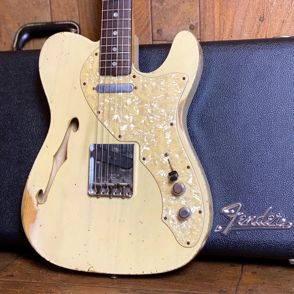 Team Build 1969 Telecaster Thinline Relic Vintage Blonde Fender