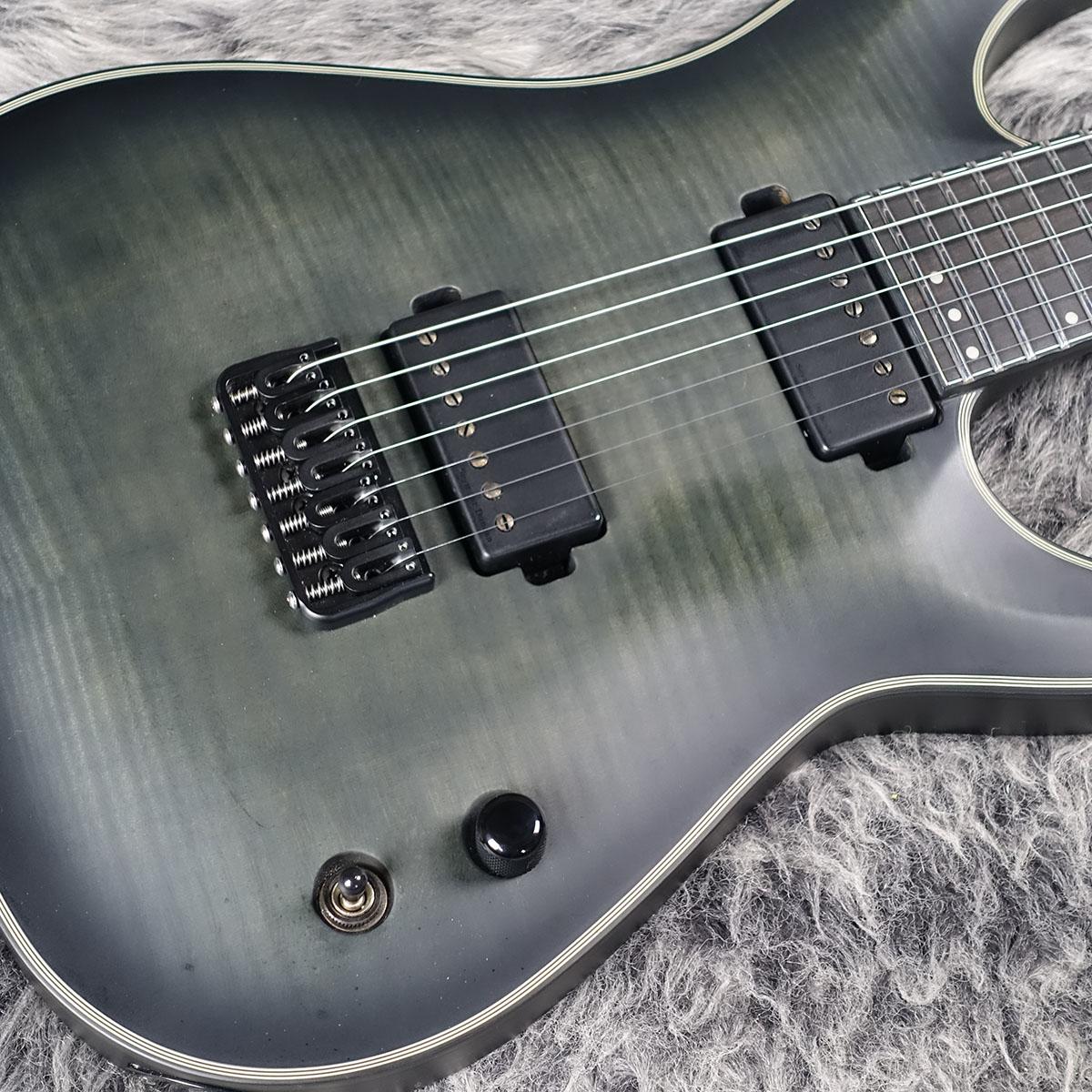 KM-7 Trans Black Satin SCHECTER エレクトリックギター ストラト
