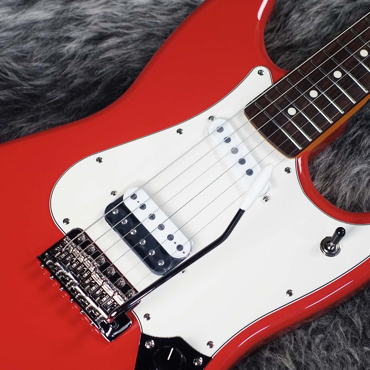 じわじわ値下げします　ギター　ムスタングタイプ　カスタム済み Made in Japan Limited Cyclone RW Fiesta Red Fender エレクトリック