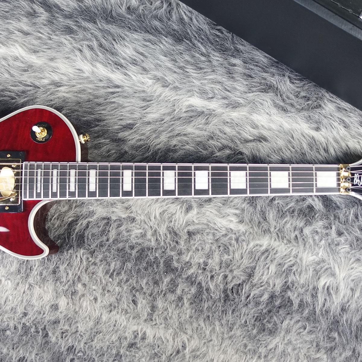 Alex Lifeson Les Paul Custom Axcess Quilt Ruby Epiphone