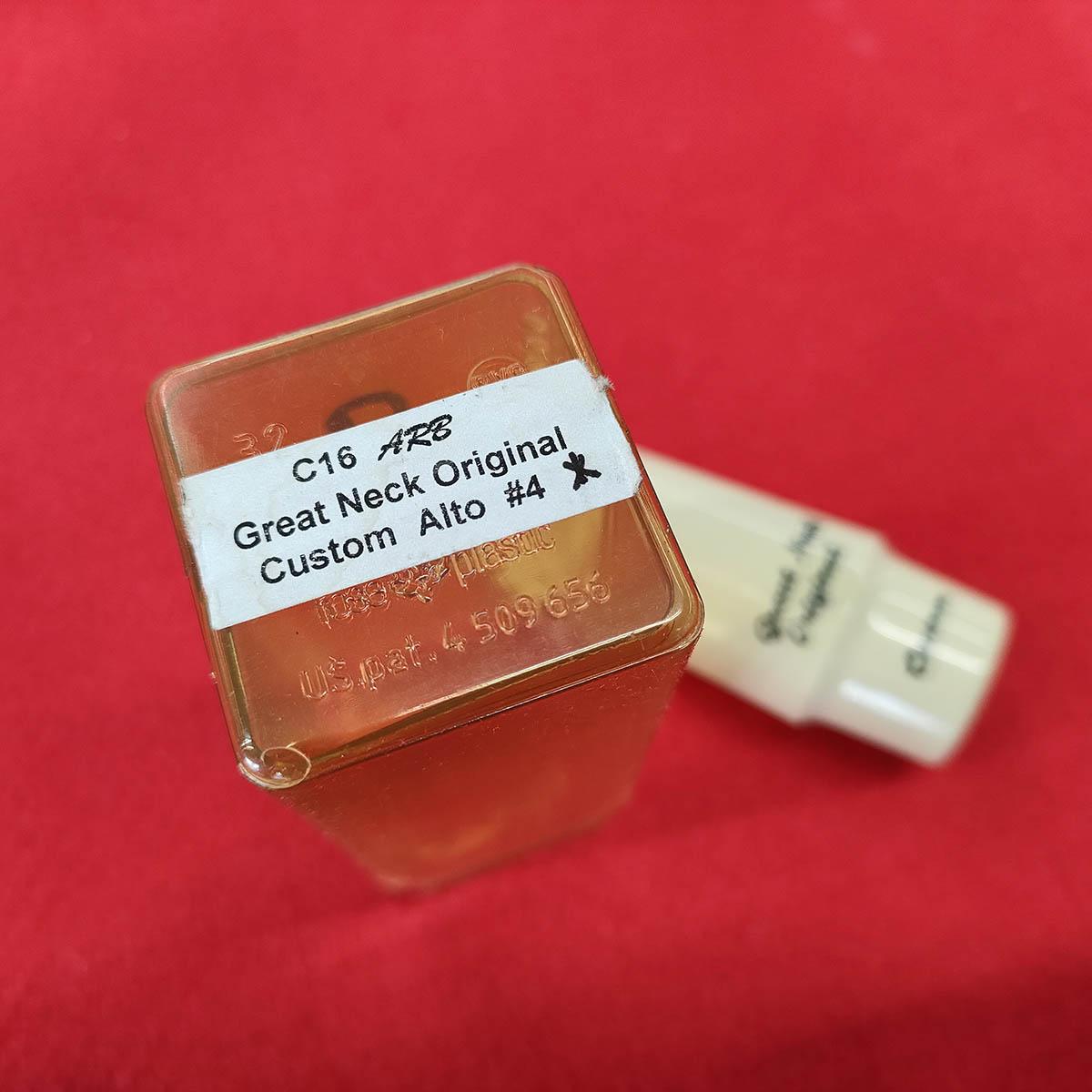 【未使用】ARBマウスピース 4☆／アルトサックス用 オリジナル グレートネック 管楽器・吹奏楽器